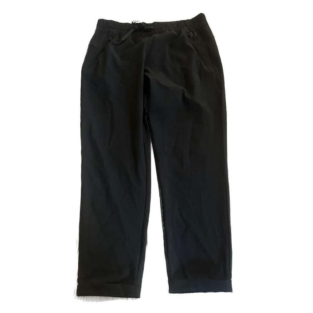 CALIA by Carrie Black Lightweight Elastic Waist Travel Jogger Pants-S
